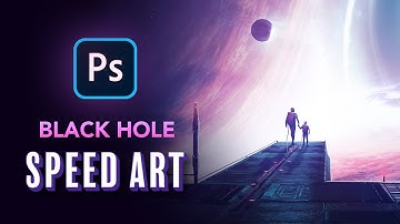 I created a BLACK HOLE in Photoshop - Sci-Fi Photo Manipulation