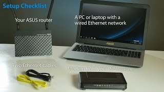 Have trouble setting up your router? check out this video and get a
clear picture on how to arrange router, modem, ethernet cables. with
asus networ...