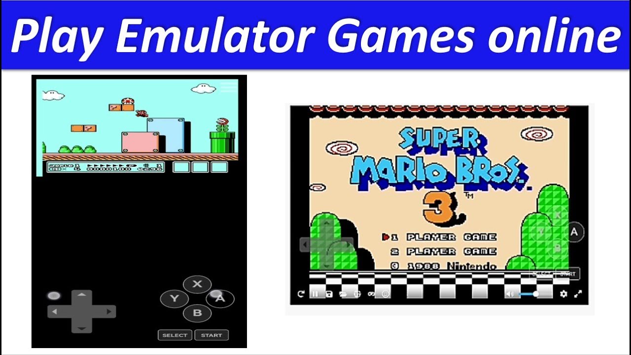 Play Emulator Games online on Browser 