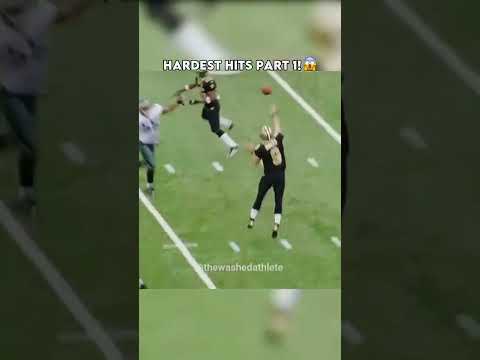 Hardest Hits in NFL History Part 1 😱 #shorts