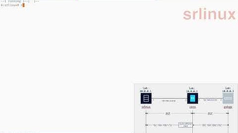 containerlab demo. SR Linux + cEOS + goBGP
