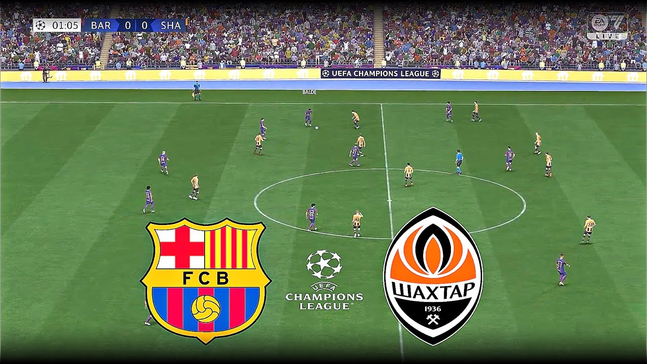 SHAKHTAR DONESTSK X BARCELONA - CHAMPIONS LEAGUE AO VIVO 23/24 