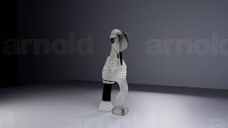 Stray Wire (Creature) HighPoly Wireframe