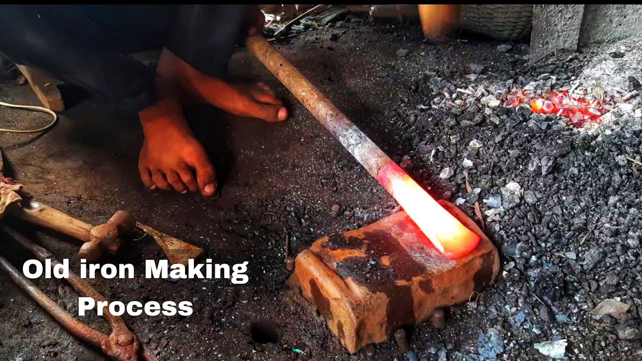 Magnetic IRON rod From Bangladeshi Blacksmith Work making Process😮 ...