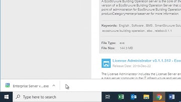 Ecostruxure Building Operation: Instalación Enterprise Server