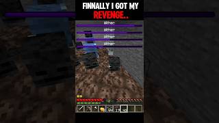 FINNALLY I GOT MY REVENGE #minecraft #shorts #revenge