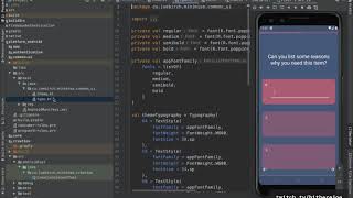 Morning Minimise - Live Stream #2: Jetpack Compose - Refactoring with Box, IME actions and Test Tags