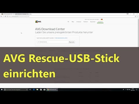 AVG Rescue USB-Stick einrichten