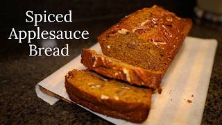 Spiced Applesauce Bread | Easy Fall Baking Recipe 🍎