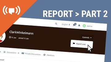 Flarum live coding - Report button part 2