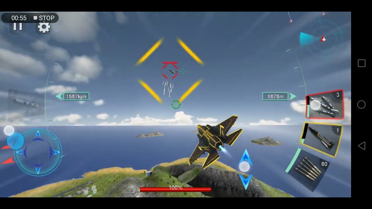 Sky Fighters with unlimited coins n gems