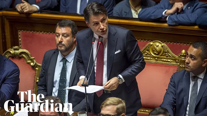 Italian PM Giuseppe Conte attacks Matteo Salvini i...