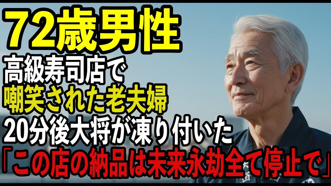 ボロ服の老人を見下し「貧乏人は帰れ！」と罵倒した高級寿司店の傲慢店主、「…明日から納品を全て止めろ」電話一本で店を潰した結果…