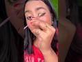Eyeliner hack with eyeshadow brush #eyelinerhack #brushcutting #howtoapplyeyeliner #beauty