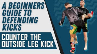 Punch Counter Vs Outside Leg Kick! Easy Tutorial For Beginners!