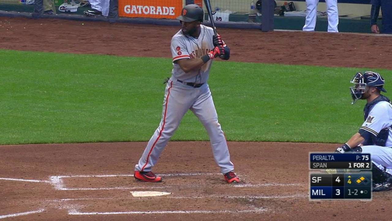 Span wears nice pair of cleats on Opening Day