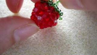 How to DIY Cute Bead Strawberry - DIY Tutorials  Manualidades, Artesanías  de abalorios, Elaboración