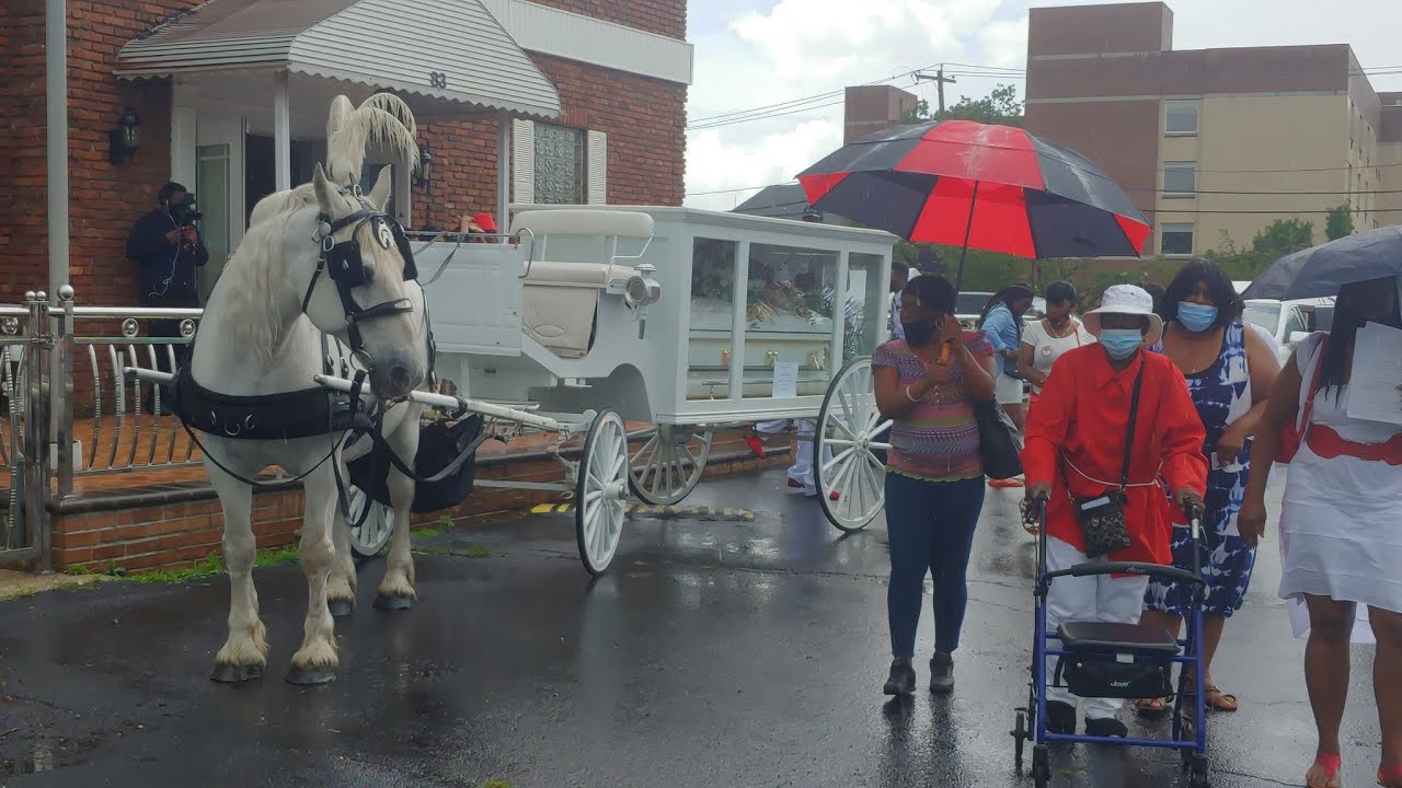 Horse Drawn Hearse Judea United Baptist Church Hempstead to Greenfield