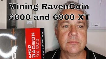 Overclock AMD 6800 6900 XT Crypto Mining HiveOS RavenCoin