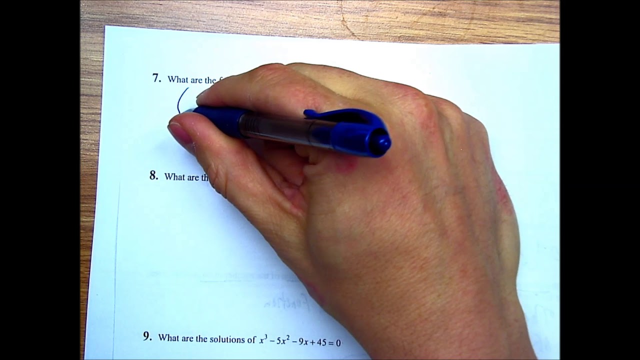 Algebra 2 semester 1 review 