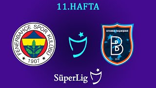 Pes 2017 Türki̇ye Süper Li̇g 11.Hafta Fenerbahçe - Medipol Başakşehir Fk