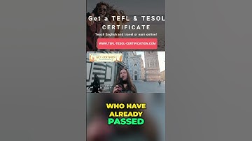 TEFL and TESOL Certification