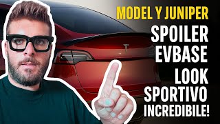 ⚡ Spoiler @evbase-official per TESLA MODEL Y JUNIPER | Look SPORTIVO  + installazione passo passo!