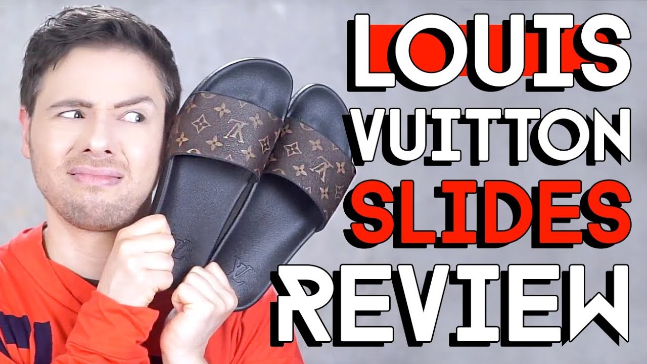 Louis Vuitton Waterfront Mule Black Slides! , Super