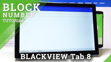 How to Block Number on BLACKVIEW Tab 8 – Block Calls