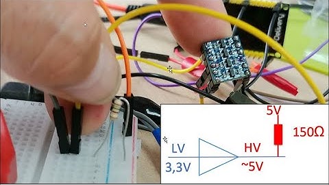 How to Level Up a 3.3V Arduino Output to 5V MosFET or TTL with Level Converter and Pull-Up Resistor.