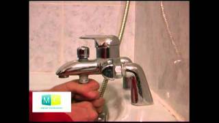 Plomberie, problème robinet mitigeur baignoire, plumbing, problem bathtub mixer tap