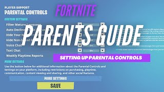 Fortnite Parental Controls Guide