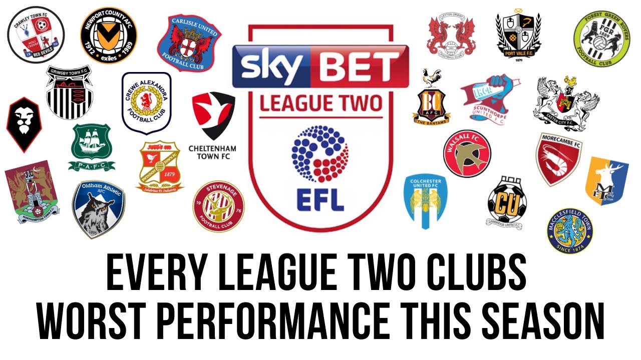 RANKING EVERY LEAGUE TWO CLUBS WORST PERFORMANCE THIS SEASON