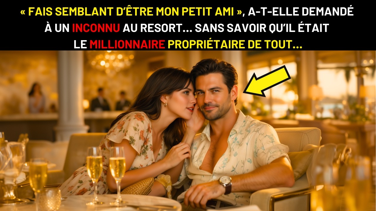 '' FAIS SEMBLANT D’ÊTRE MON PETIT AMI '', MURMURA-T-ELLE... SANS SAVOIR QUE C’ÉTAIT LE PROPRIÉTAIRE