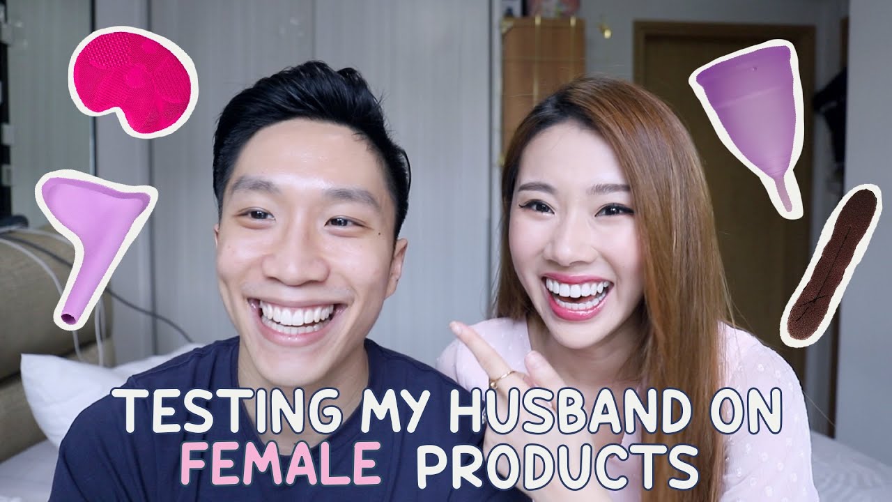 TESTING MY HUSBAND ON FEMALE PRODUCTS | MONGABONG