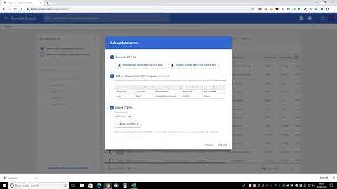 G-Suite Bulk User Account Creation | Learn Process Under 3 Minutes