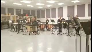 2018 - WSMA State Solo and Ensemble - CHS Percussion Ensemble -Teamwork by Lynn Glassock