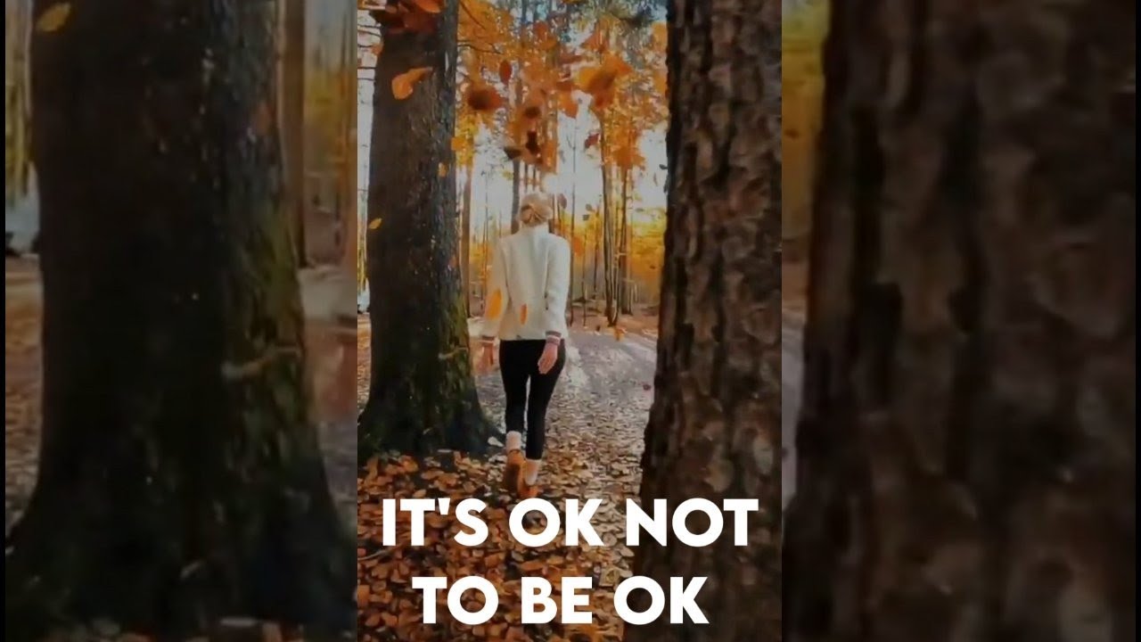 it's Ok Not To Be Ok ! – WhatsApp Status | English Sad Status | English Song WhatsApp Status