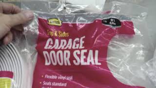 Garage Door Seal M-D Products Sides and Bottom Review