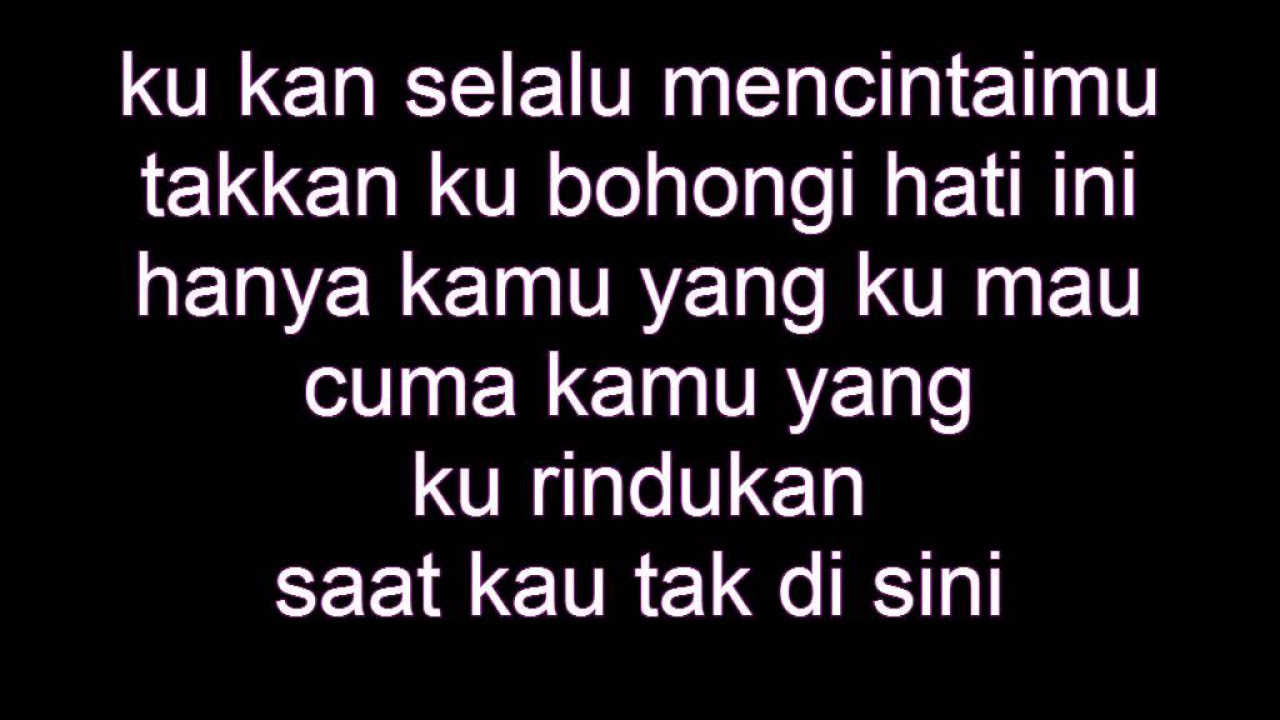Randi Pangalila takkan terpisah lirik