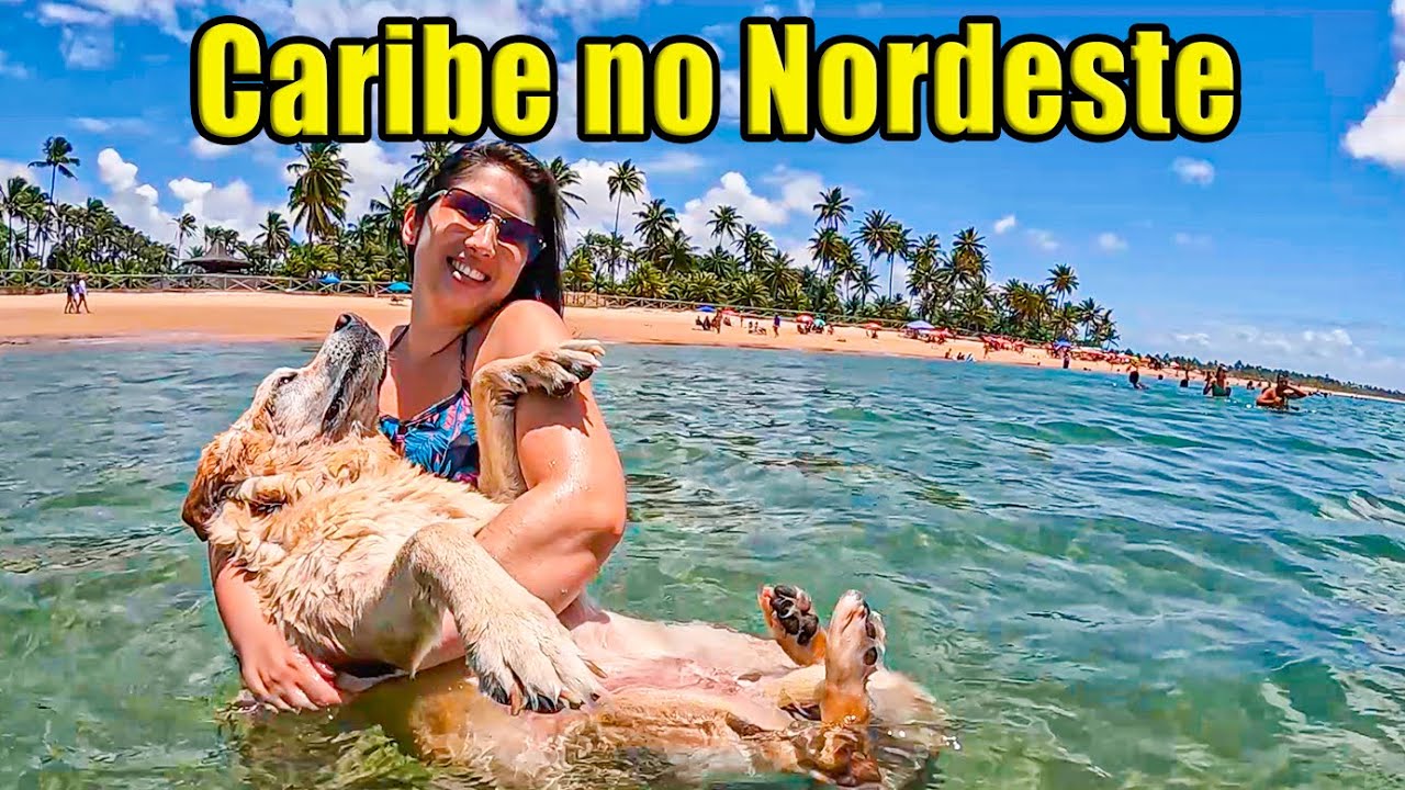 O CARIBE fica no NORDESTE e VOU TE PROVAR! Piscinas Naturais em TAIPÚ DE FORA na PENÍNSULA DE MARAÚ