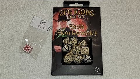 RPG Icons Dice Set: Seth Skorkowsky Unboxing