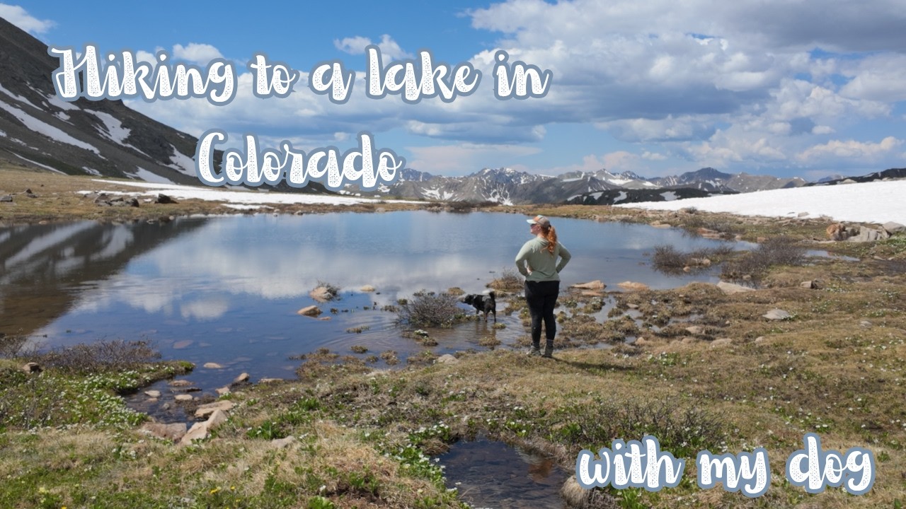 Solo hiking to an alpine lake in Colorado with my dog