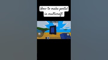 How to make a portal in multicraft
