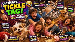 Ultimate Funny Tickle Tag 😂🔥 | Family Tickle Chaos, Wild Pets &amp; Hilarious Laugh Battles