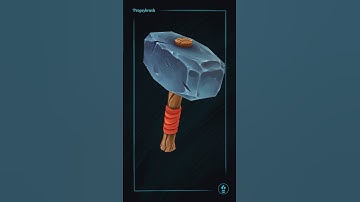 Stylized Hammer - Low Poly 3D Model