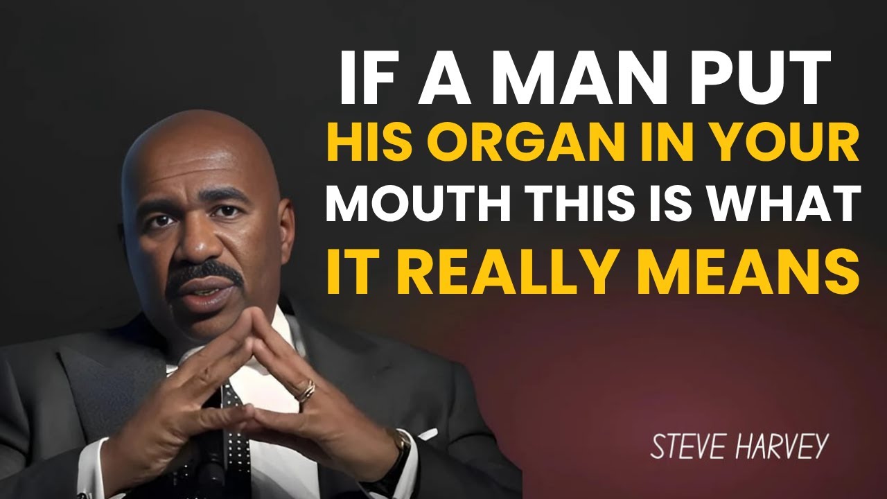 “When a Man Shares Deep Intimacy With You, THIS Is What It Really Means – Steve Harvey”