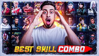 World's Best CS RANK Skill Combination In Free Fire! 😱🔥