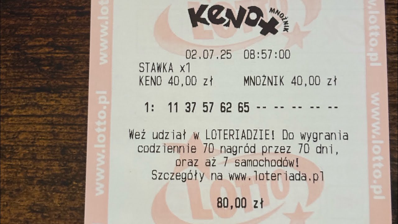 Keno za 80 zł 🙂