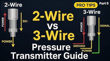 2-Wire vs 3-Wire Pressure Transmitters | Wiring Differences + Installation Tips